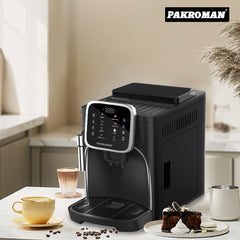 PAKROMAN  SA7Z Series Fully Automatic Coffee Machine with 19 Bar Italian Ulka pump